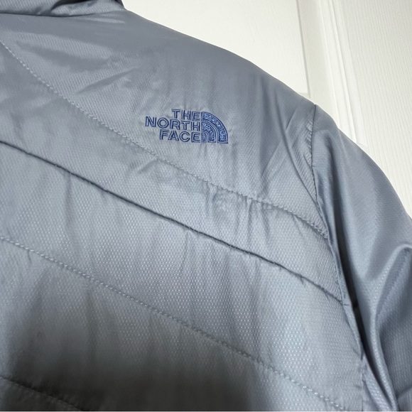 The North Face Purple Gray Reversible Fleece Puffer Jacket Size - Picture 7 of 10